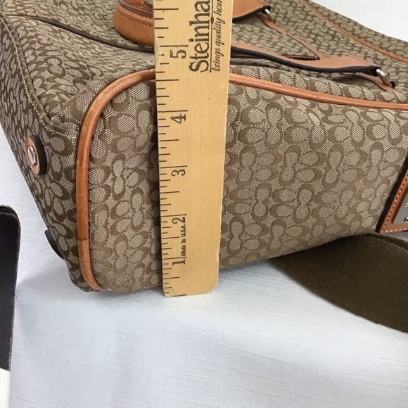 Coach Signature Hudson Commuter Bag Laptop Business Briefcase - Picture 11 of 14